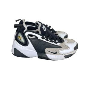 Nike Zoom 2K White Black Athletic Sneakers Women's US 5 / Youth